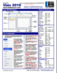 Visio 2010 Quick Reference Guide