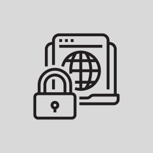 lock and globe - cybesecurity